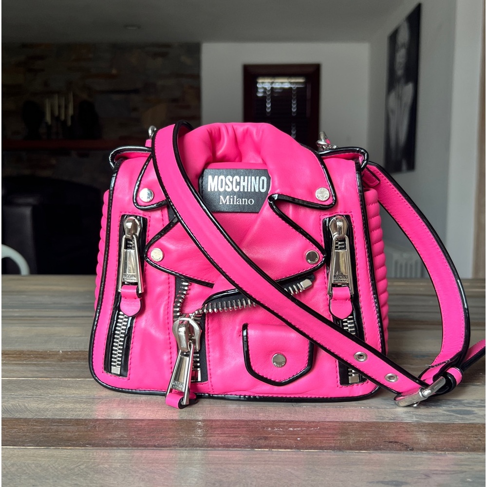 Moschino biker bag
